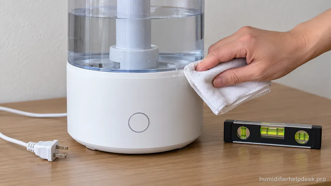 The unplugged Classic 300S sits level as a cloth wipes moisture from the base rim on a dry table.