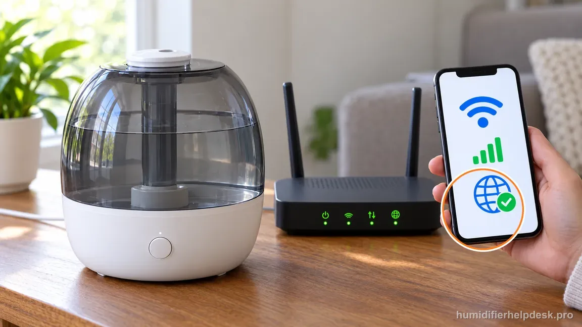 A working router and a phone with network icons sit beside the locally powered Classic 300S.