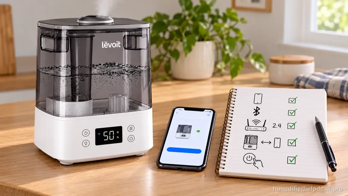 The Classic 300S works from local controls beside a phone and a notebook recording Bluetooth, 2.4 GHz Wi-Fi, setup distance, and local response.
