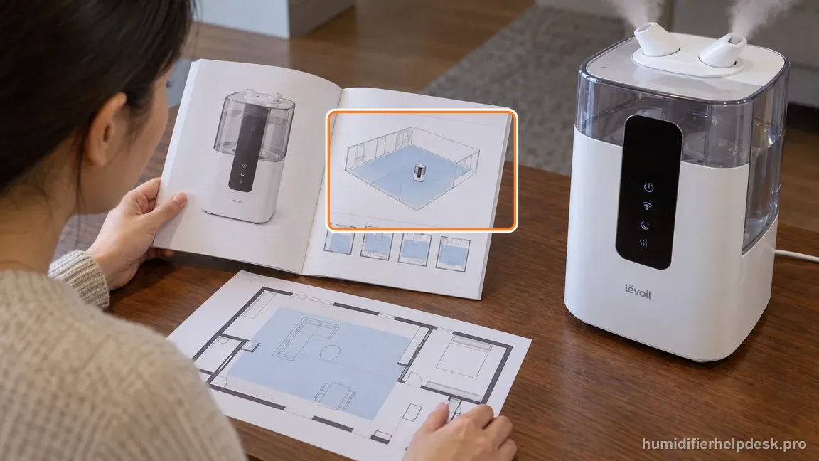 The LV600S and room-area diagram from its manual are reviewed together.