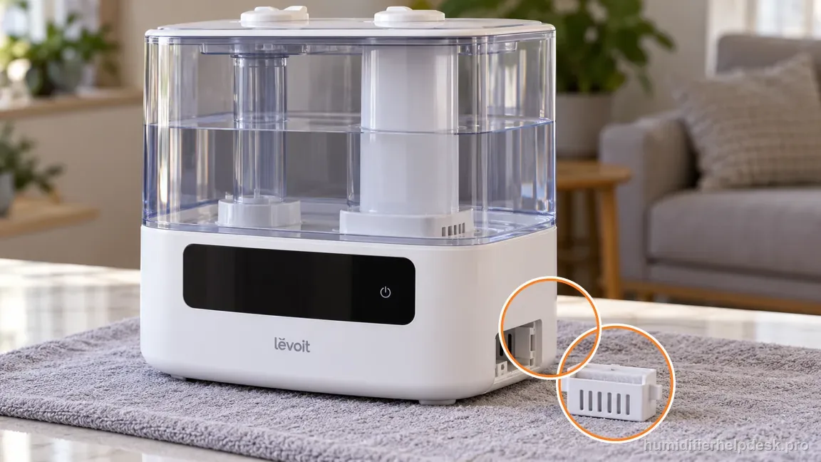 The unplugged LV600S aroma box is removed so the external sensor area can air-dry.