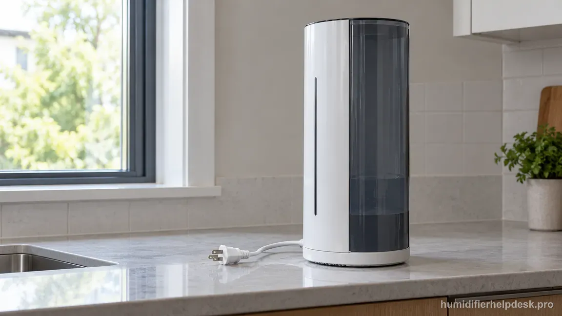 The Superior 6000S is switched off and unplugged on a counter after its unusual operating noise persists.
