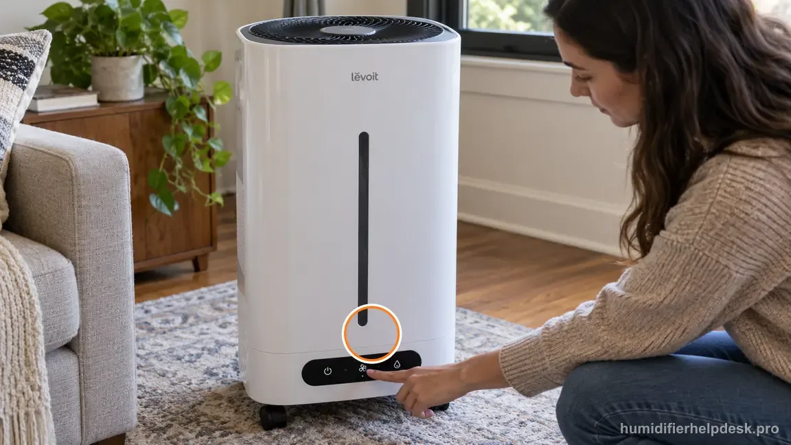 The Superior 6000S fan runs from its local lower control while the tower remains free of visible mist.